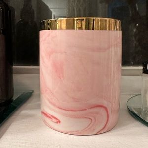 Marble Pink Decorative Cup